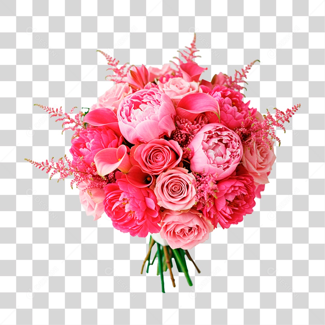 Flores Rosa PNG Transparente