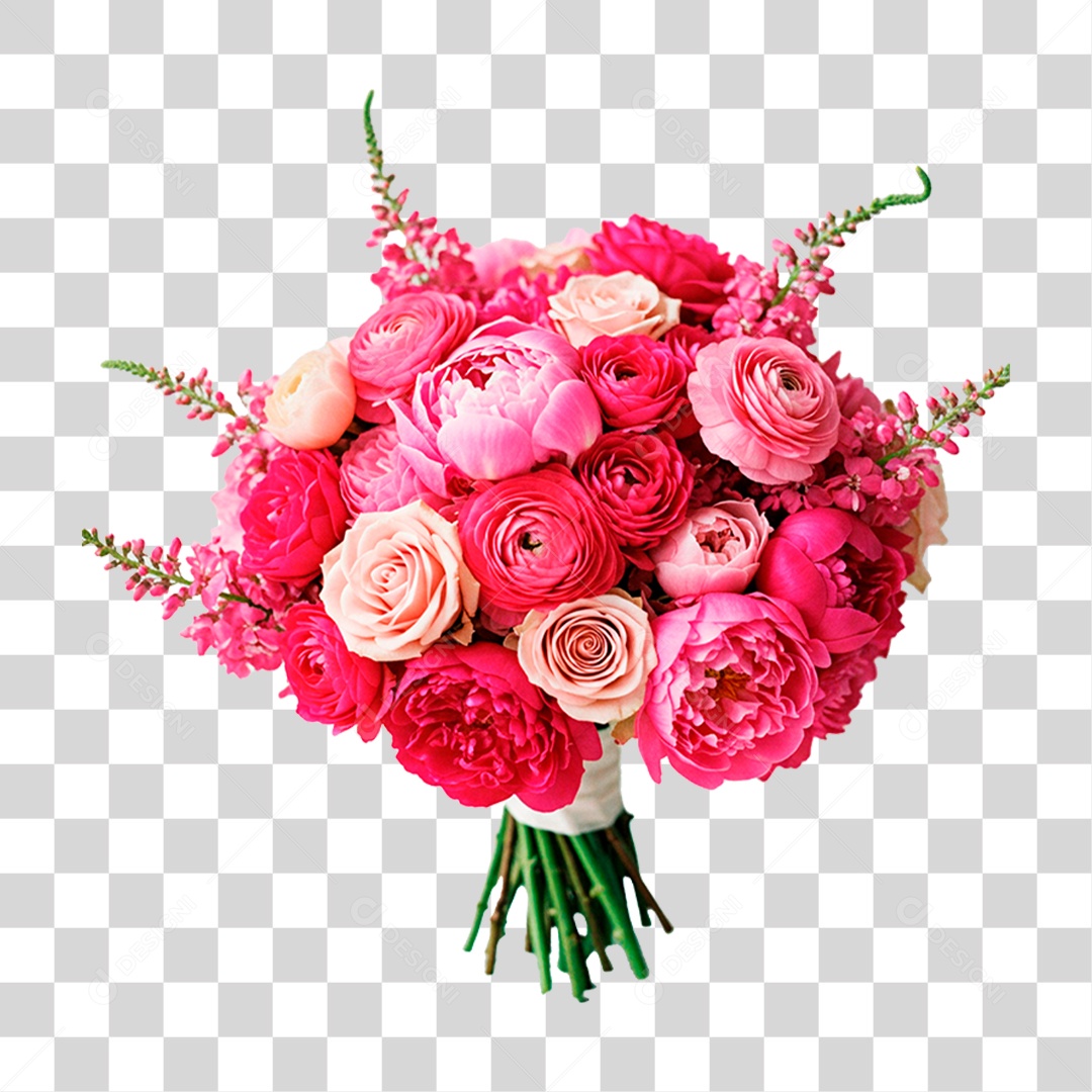 Flores Rosa PNG Transparente