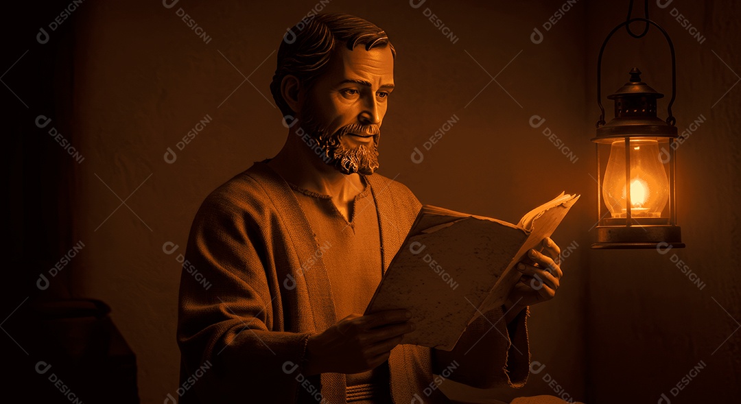 Retrato semelhante de discípulo