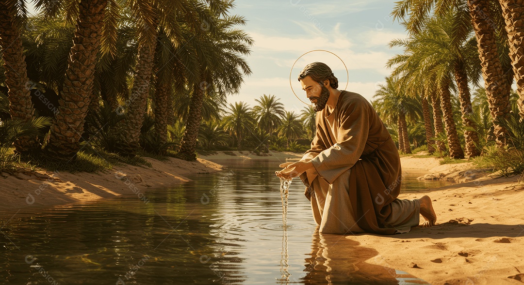 Retrato semelhante de discípulo rio