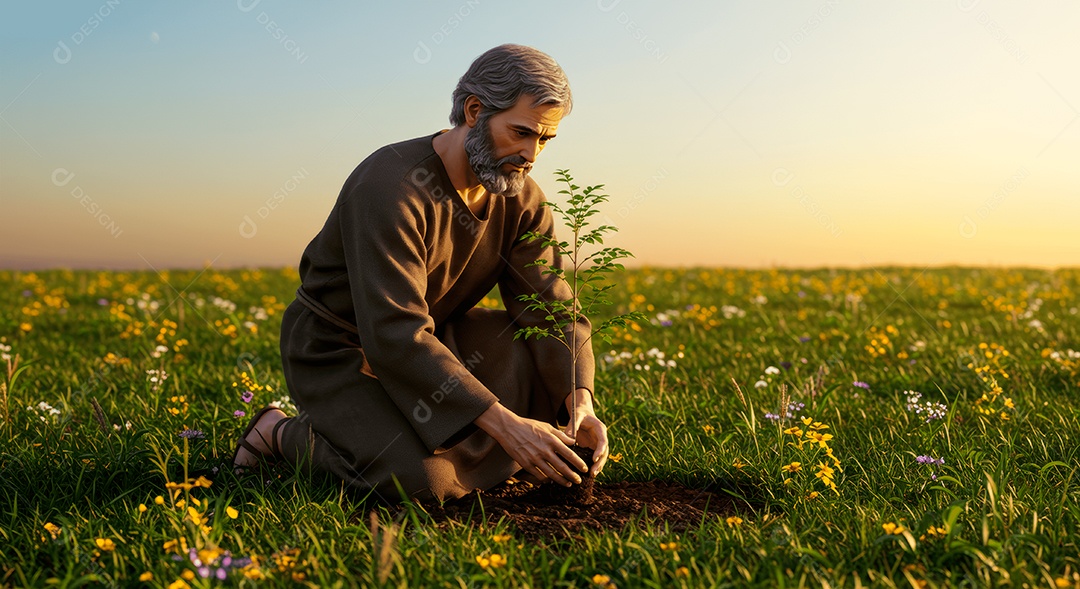 Retrato semelhante de discípulo