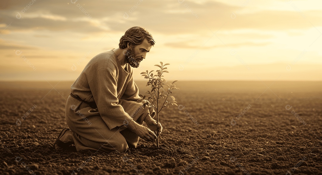 Retrato semelhante de discípulo