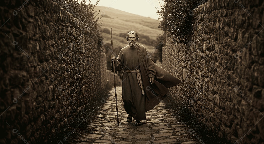 Retrato semelhante de discípulo