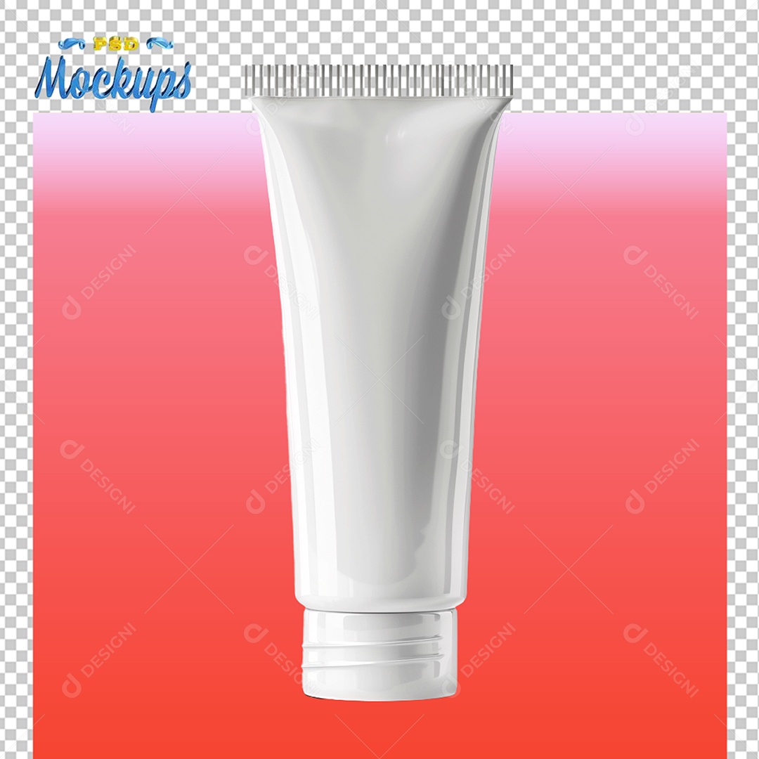 Frasco e Creme Mockup PSD Editável