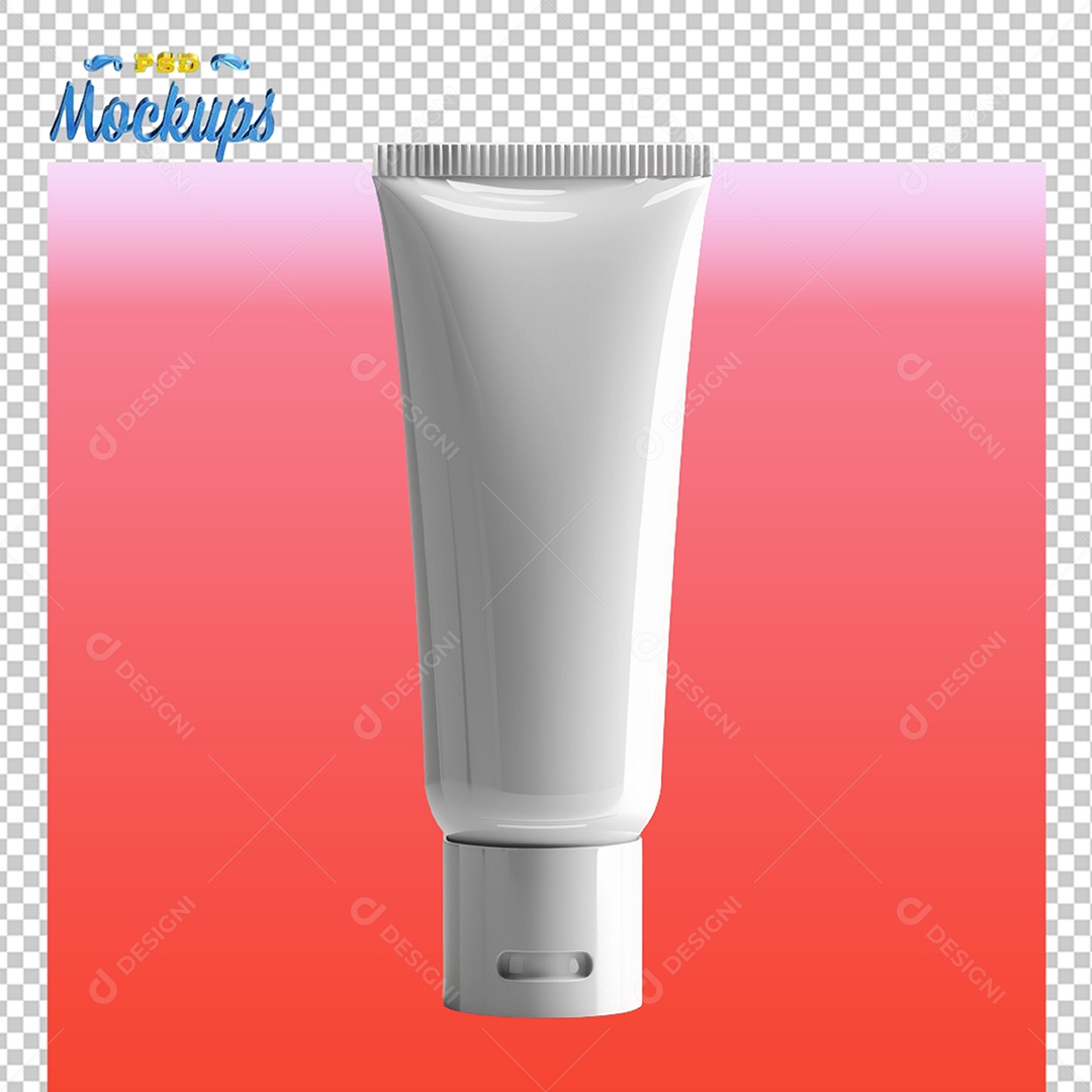 Frasco e Creme Mockup PSD Editável