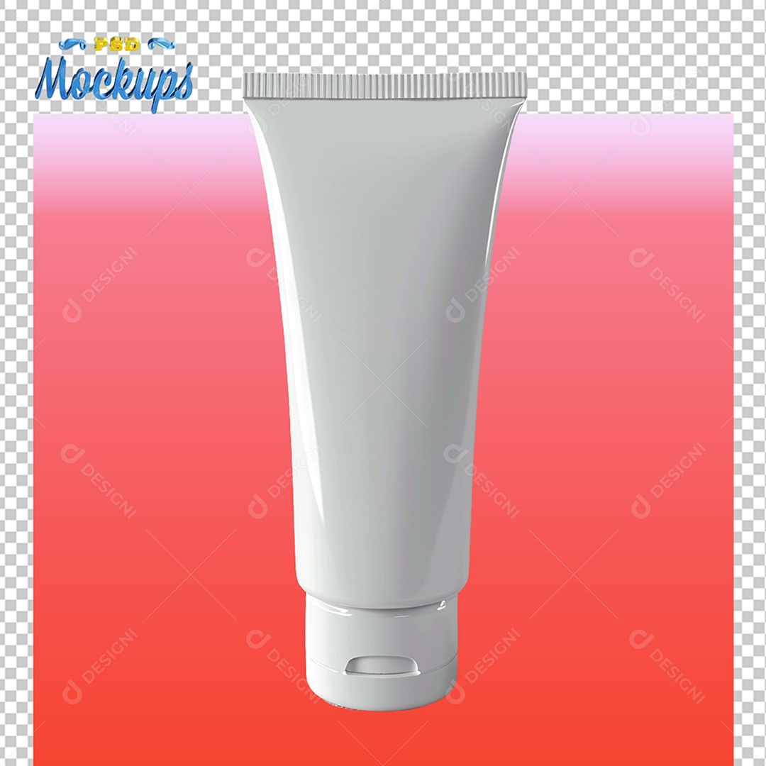 Frasco e Creme Mockup PSD Editável