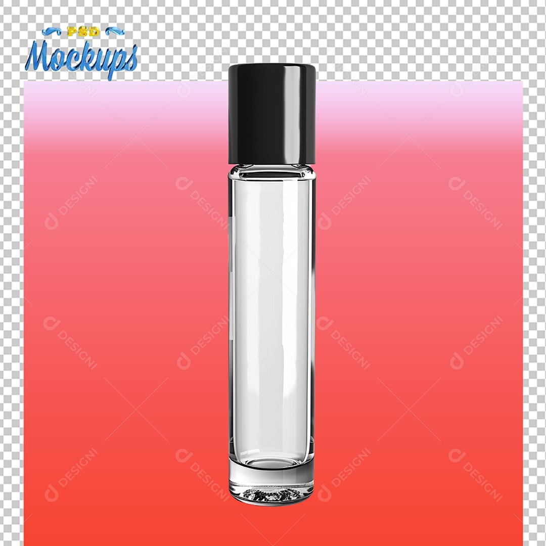 Frasco de Batom Mockup PSD Editável