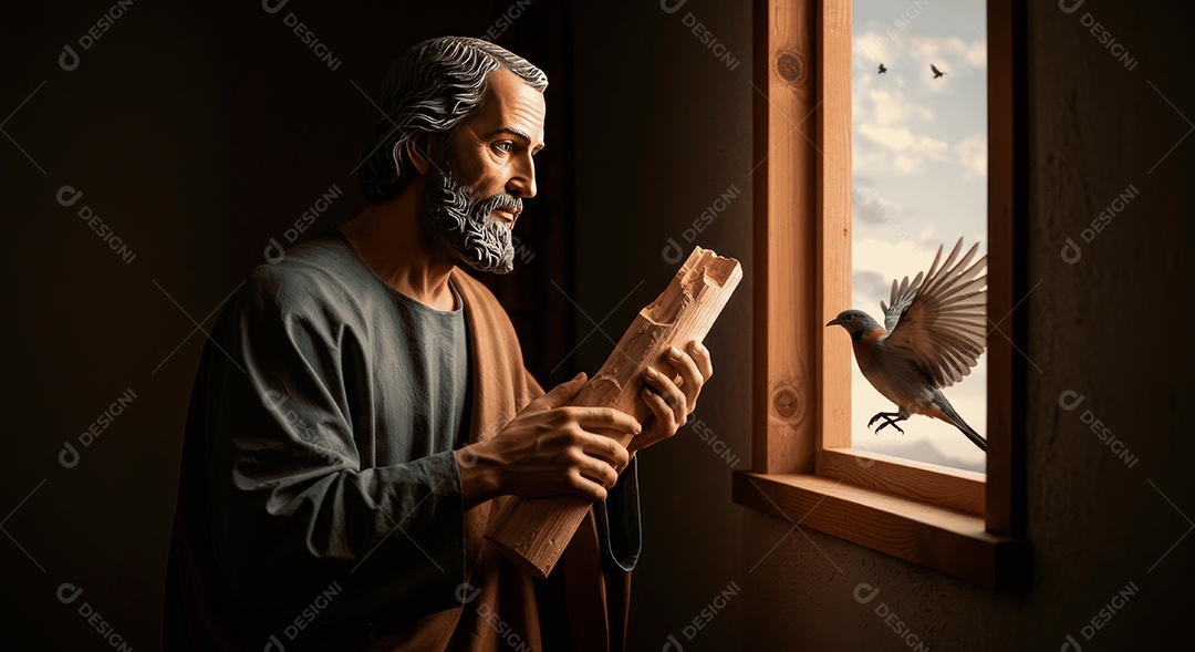 Retrato semelhante de discípulo