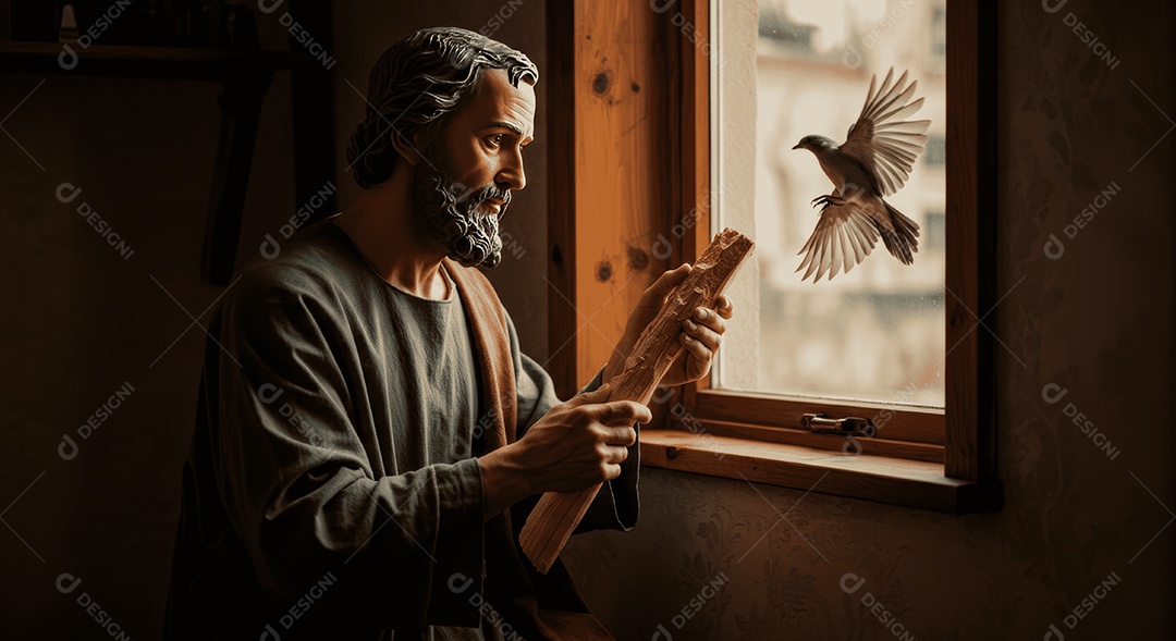 Retrato semelhante de discípulo