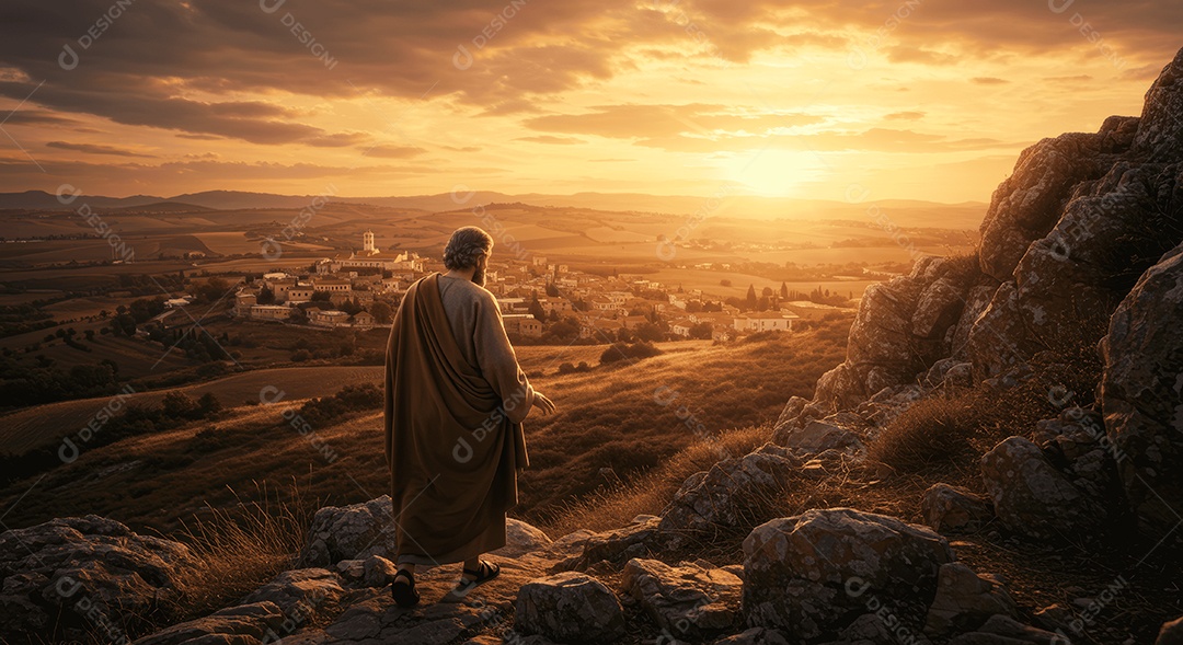 Retrato semelhante de discípulo