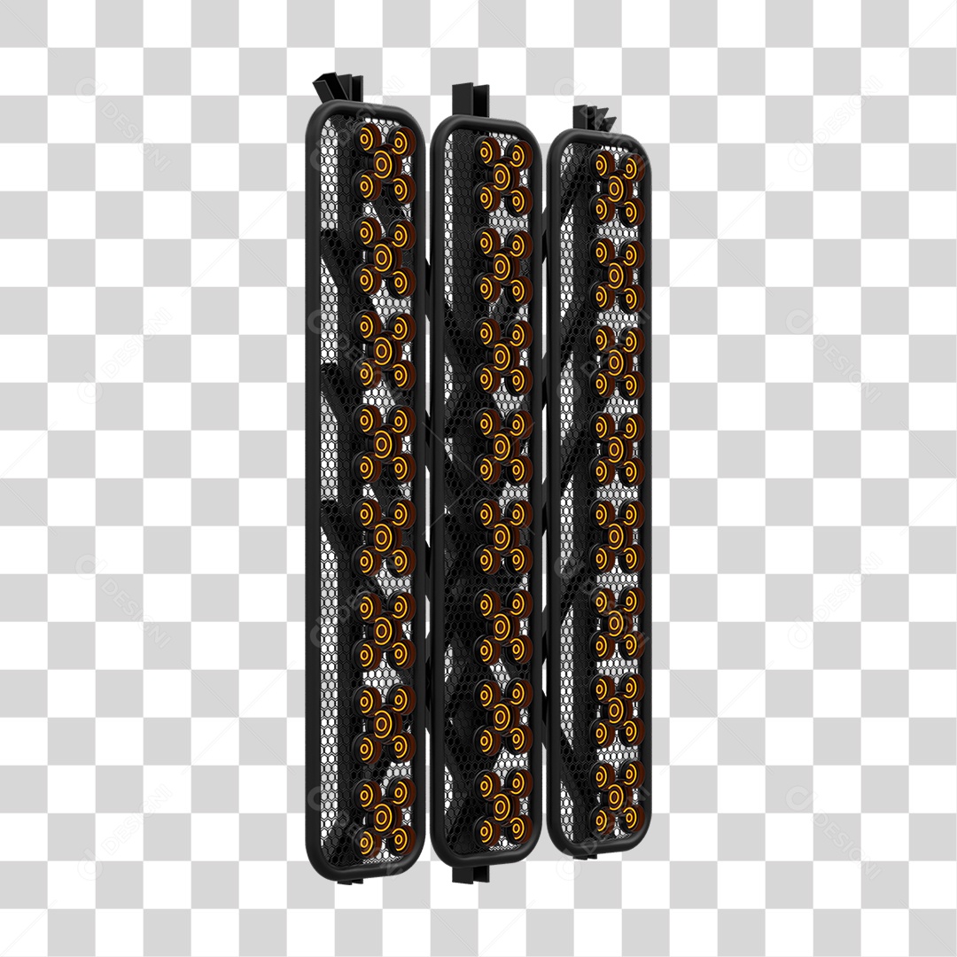 Kit Painel de Metal PNG Transparente