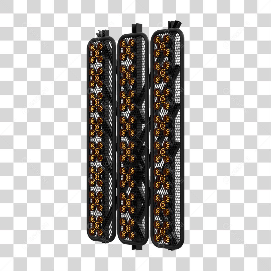 Kit Painel de Metal PNG Transparente