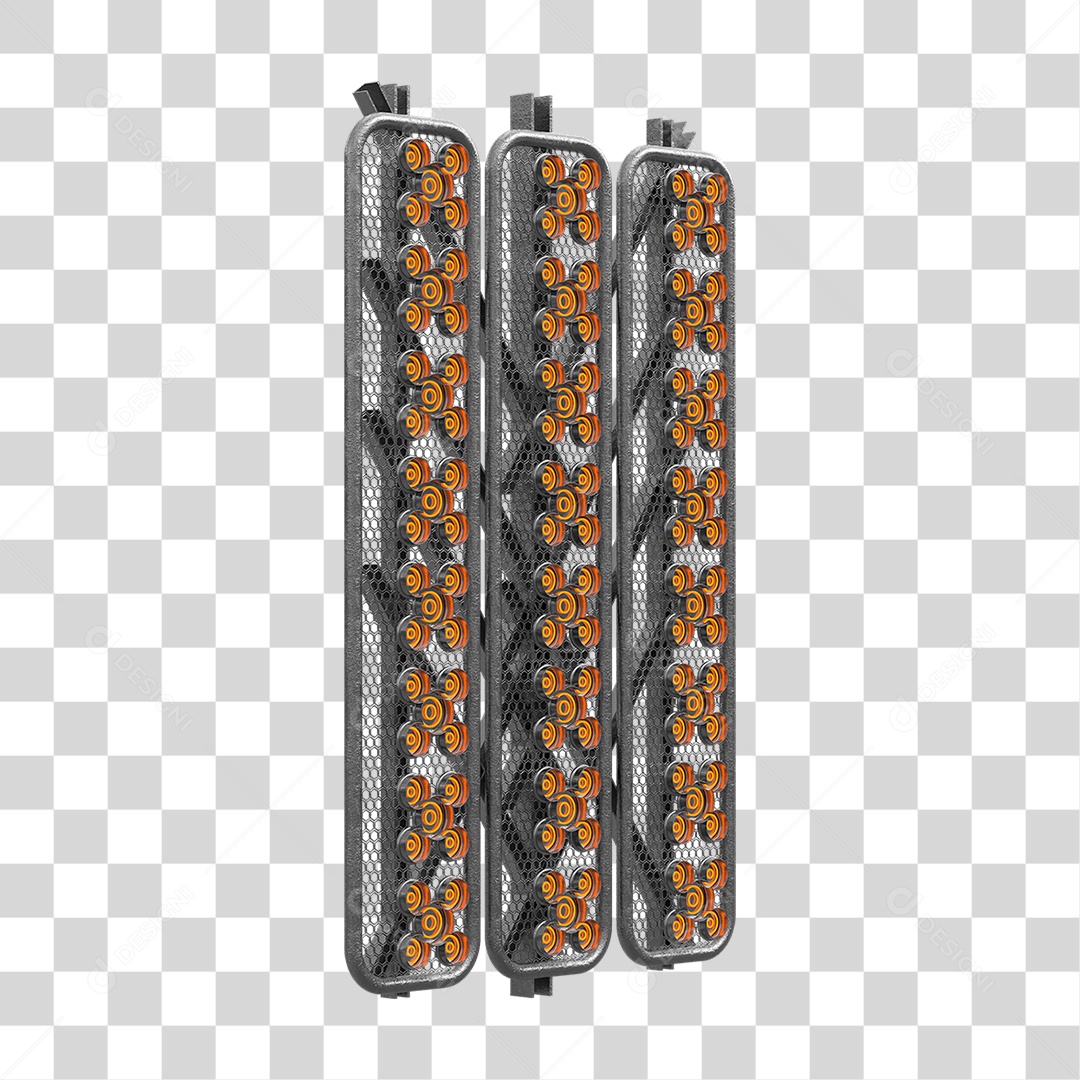 Kit Painel de Metal PNG Transparente