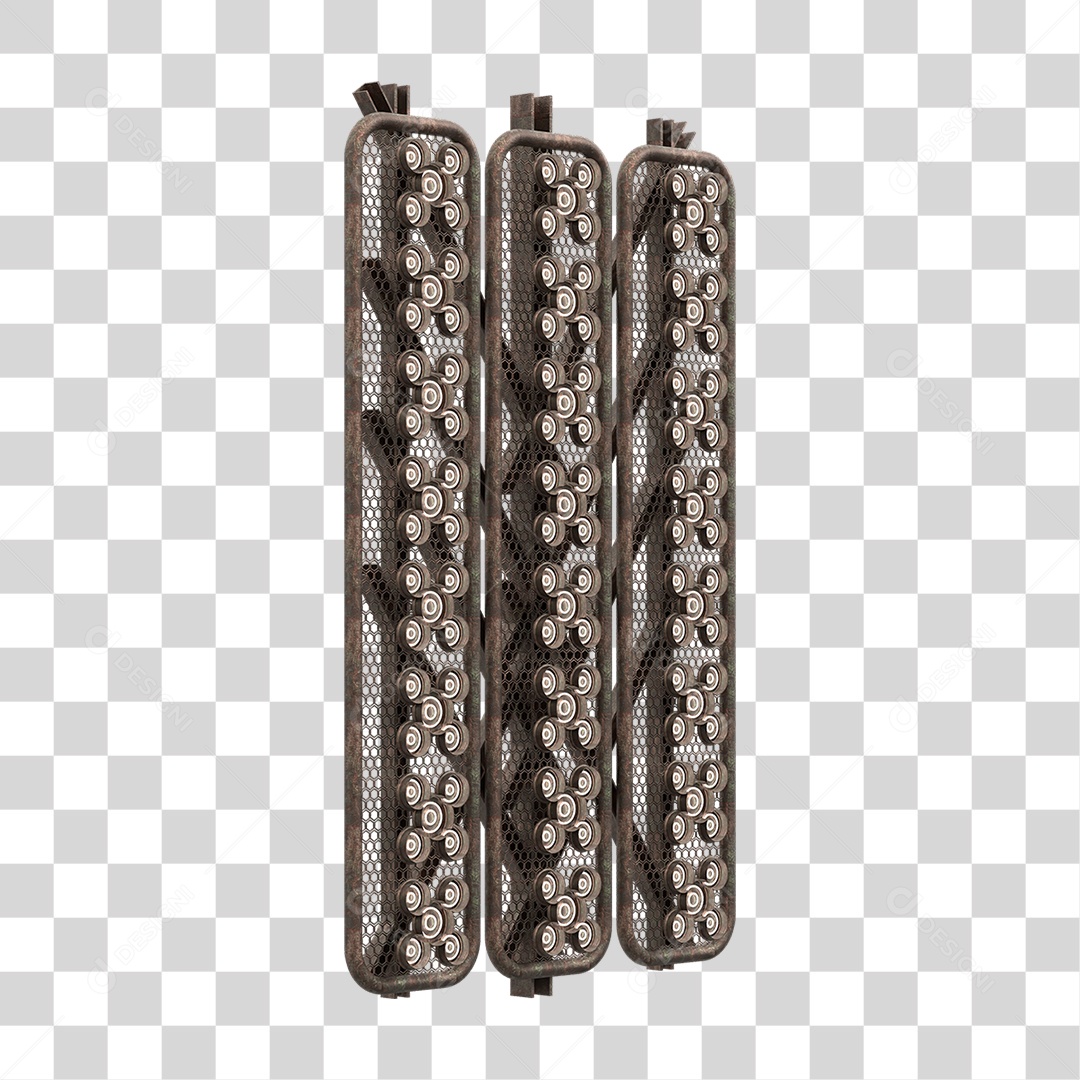 Kit Painel de Metal PNG Transparente