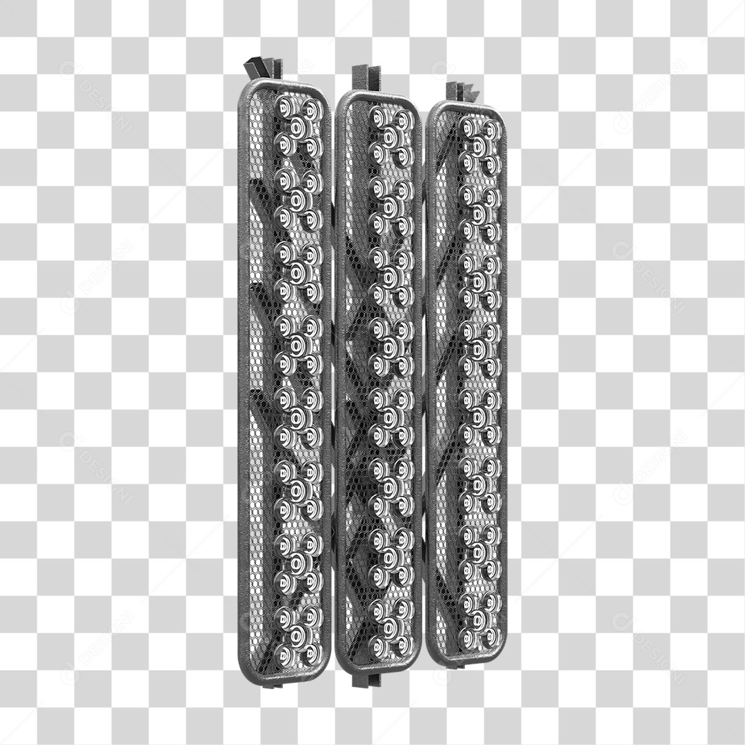 Kit Painel de Metal PNG Transparente