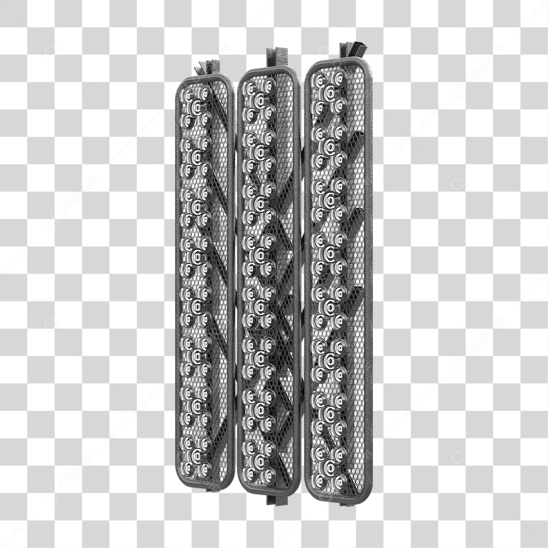 Kit Painel de Metal PNG Transparente