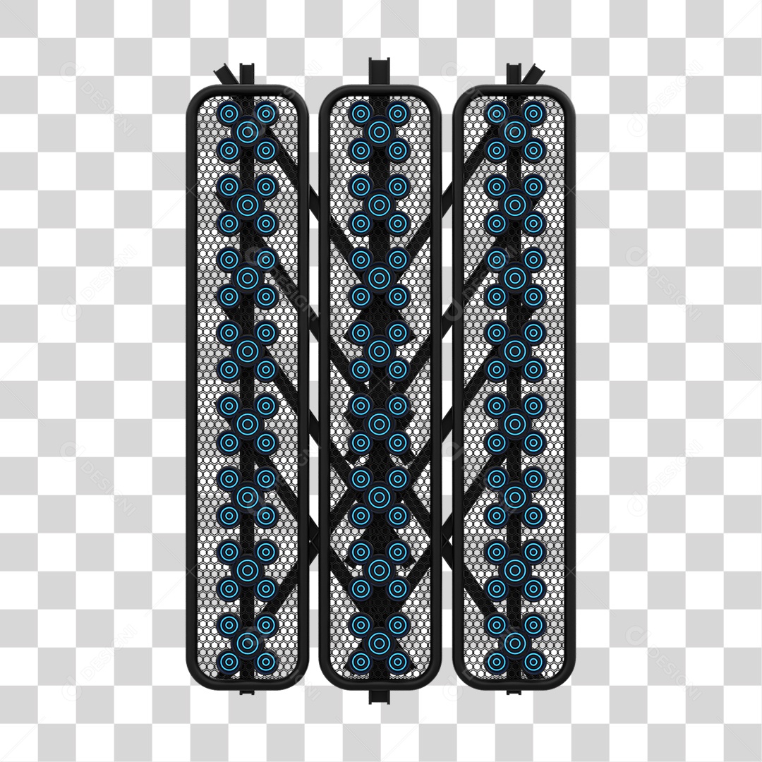 Kit Painel de Metal PNG Transparente