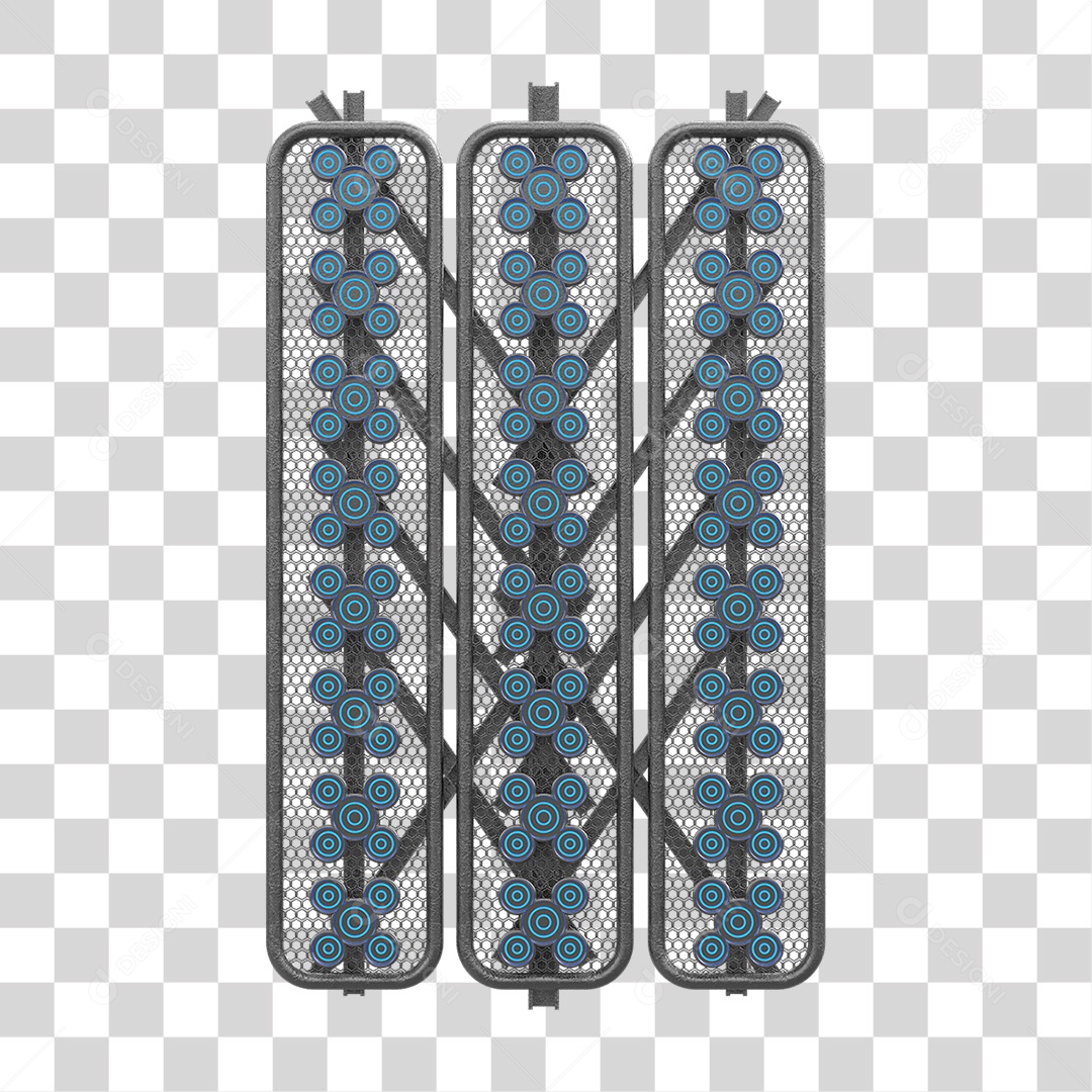 Kit Painel de Metal PNG Transparente