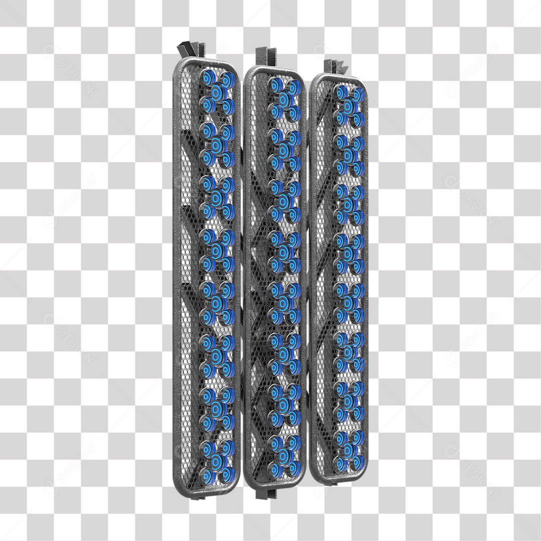 Kit Painel de Metal PNG Transparente