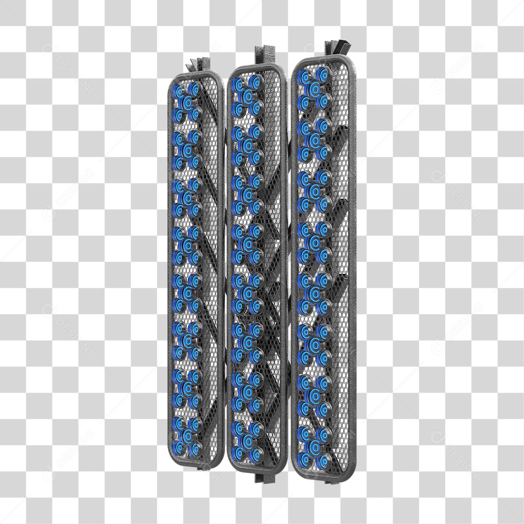 Kit Painel de Metal PNG Transparente