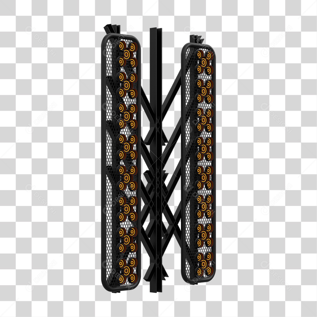 Kit Painel de Metal PNG Transparente