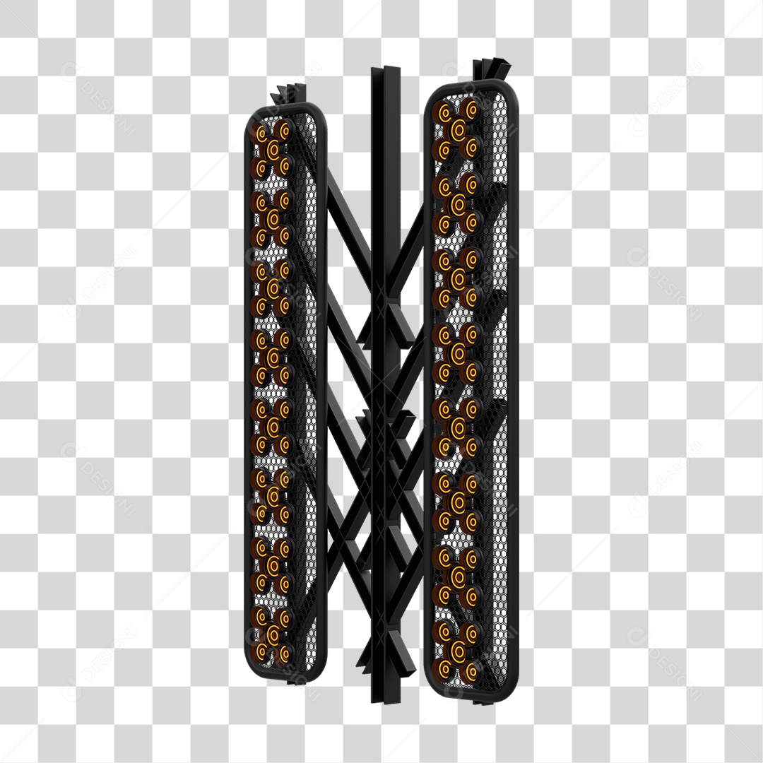 Kit Painel de Metal PNG Transparente