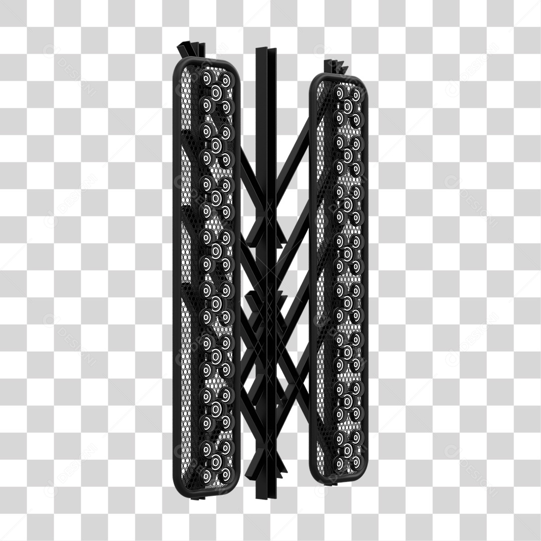 Kit Painel de Metal PNG Transparente