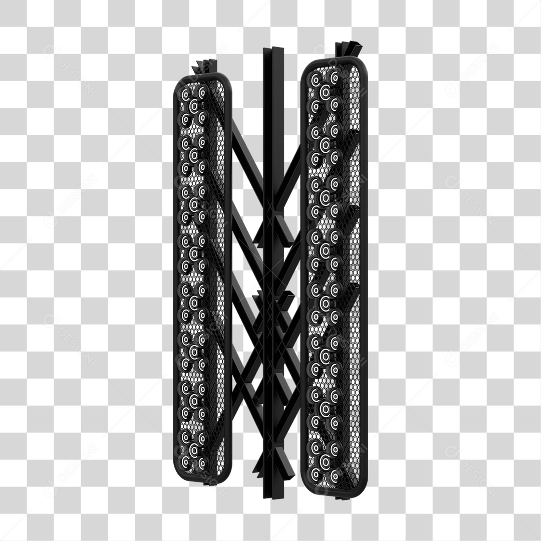 Kit Painel de Metal PNG Transparente