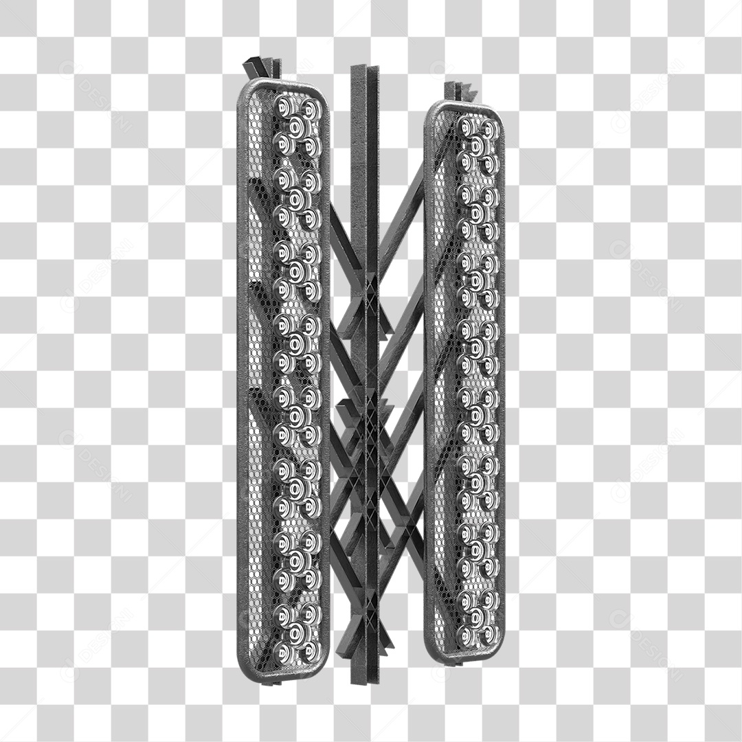 Kit Painel de Metal PNG Transparente