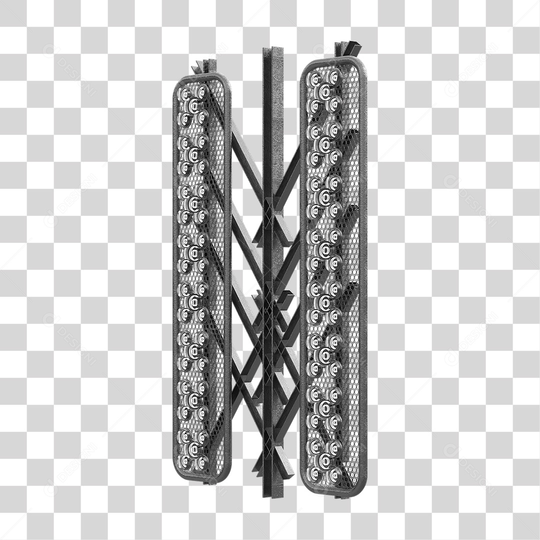 Kit Painel de Metal PNG Transparente