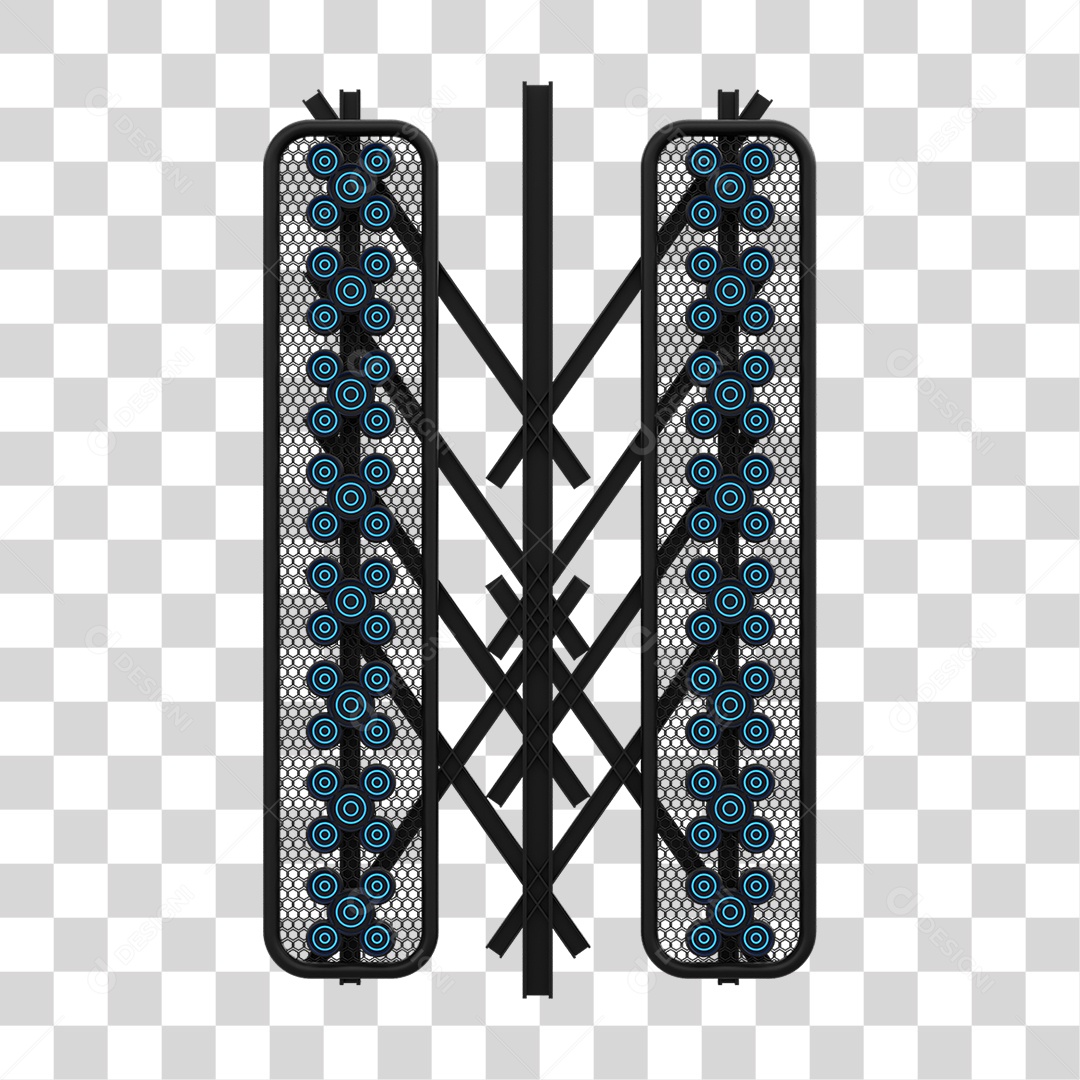 Kit Painel de Metal PNG Transparente