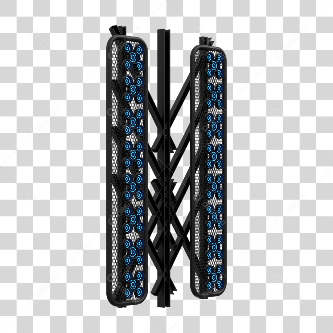 Kit Painel de Metal PNG Transparente