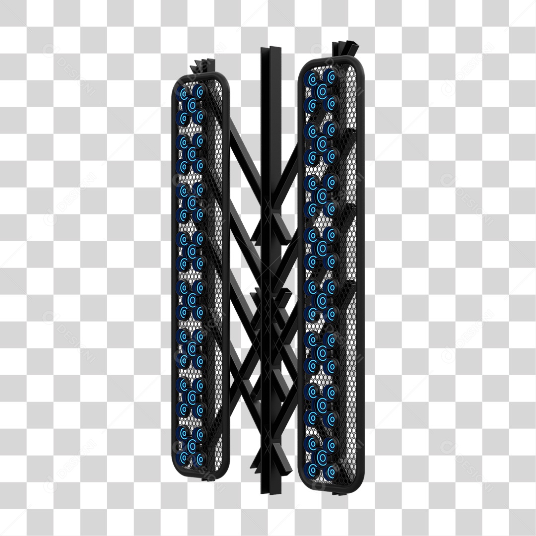 Kit Painel de Metal PNG Transparente