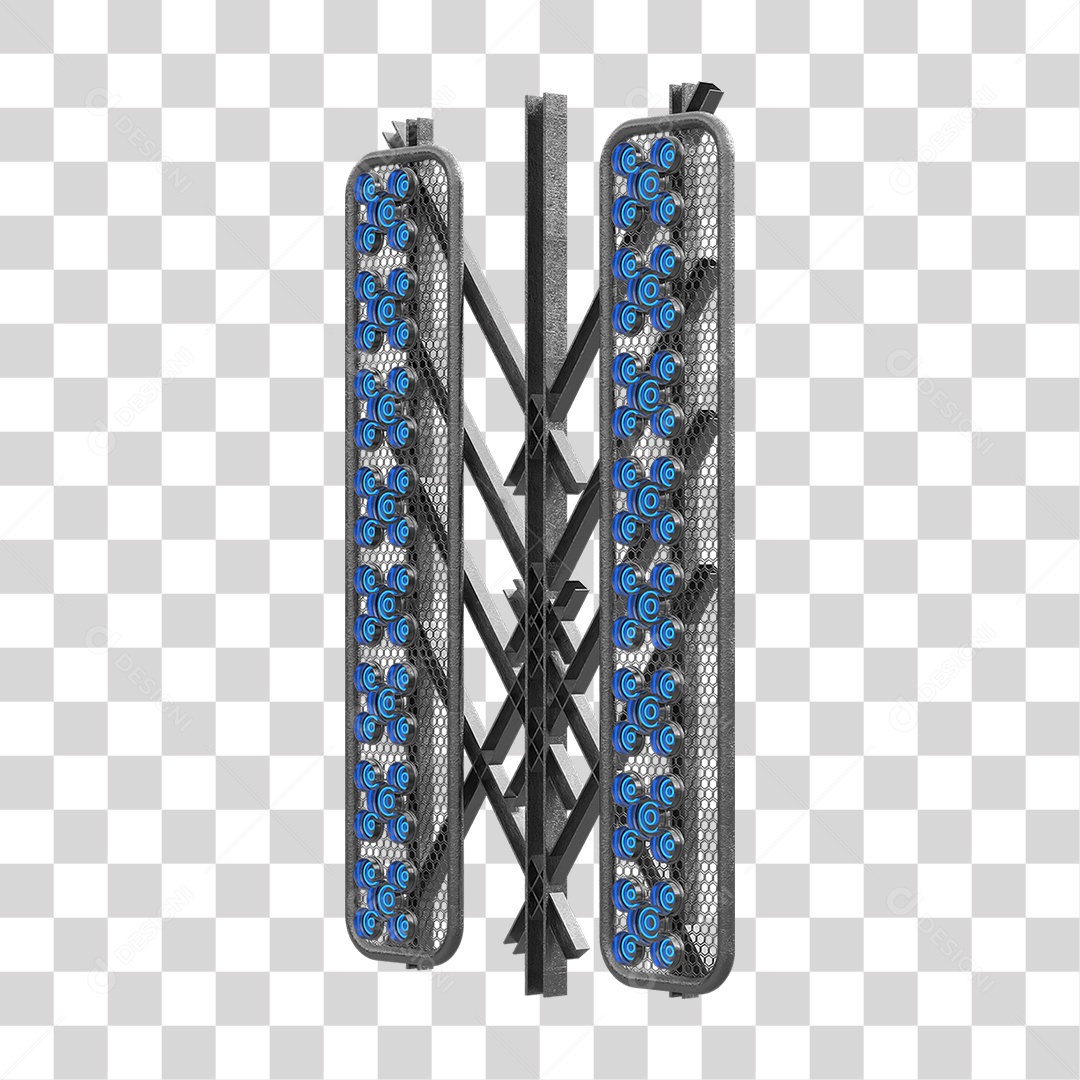 Kit Painel de Metal PNG Transparente