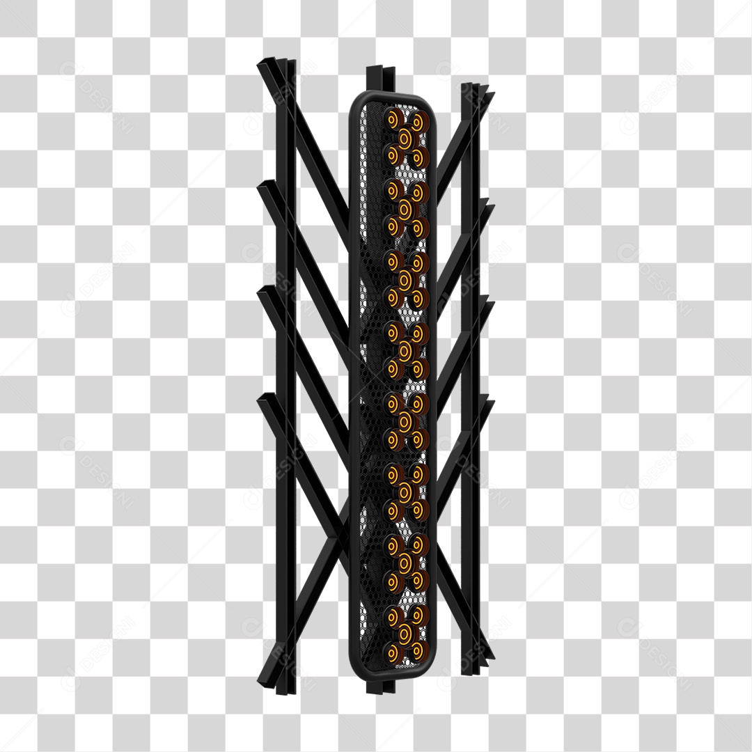 Kit Painel de Metal PNG Transparente