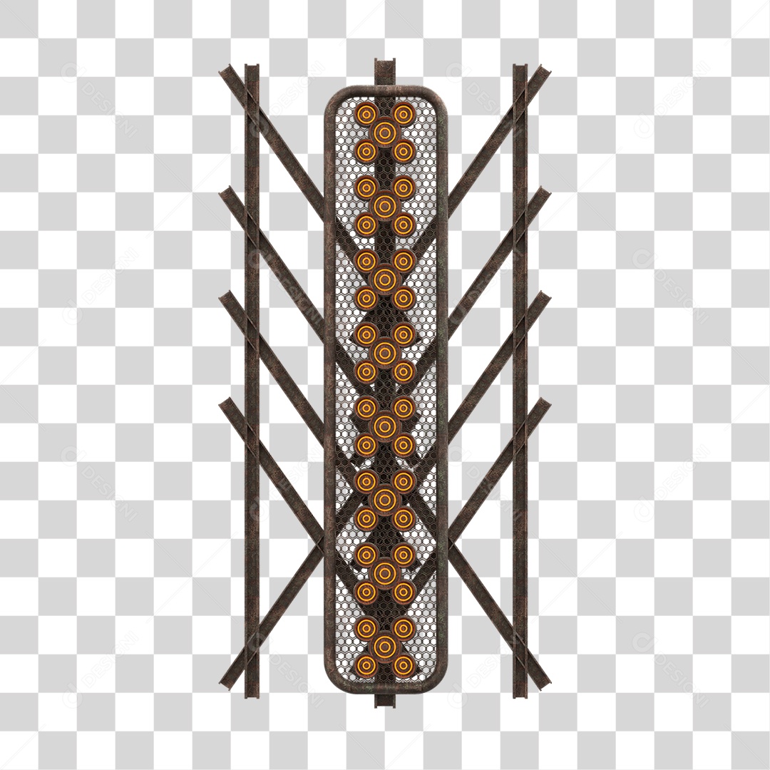 Kit Painel de Metal PNG Transparente