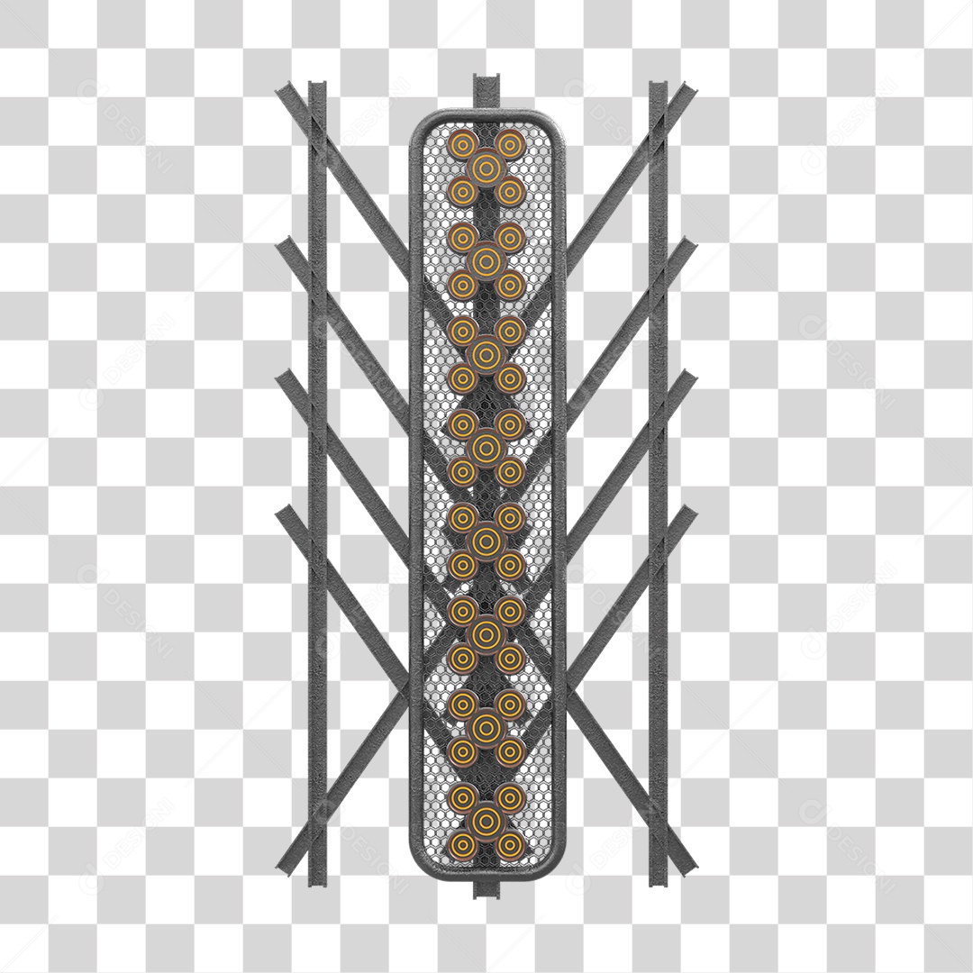 Kit Painel de Metal PNG Transparente