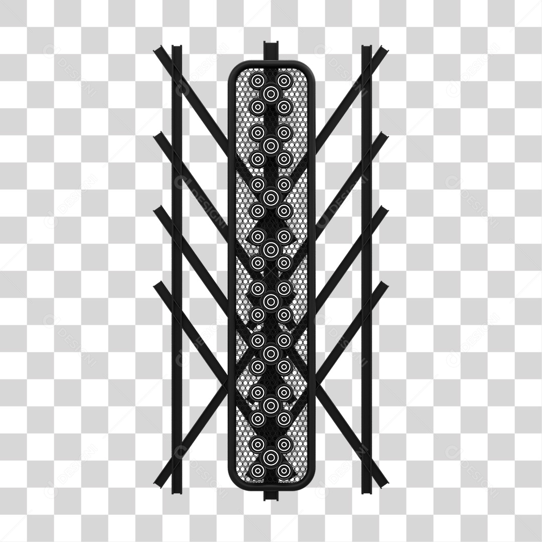 Kit Painel de Metal PNG Transparente