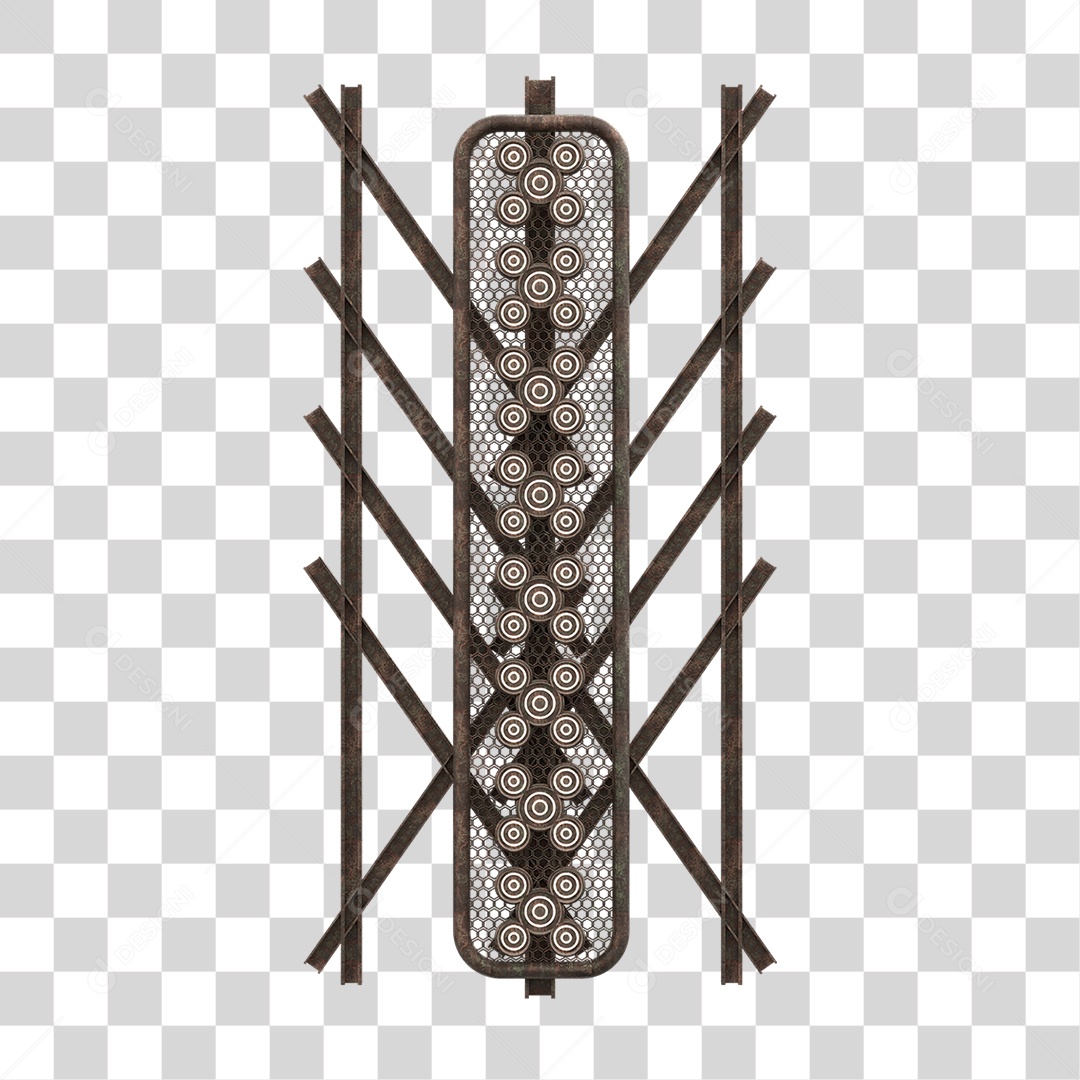 Kit Painel de Metal PNG Transparente