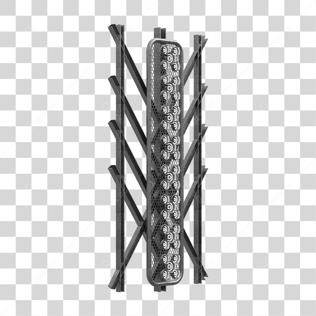 Kit Painel de Metal PNG Transparente