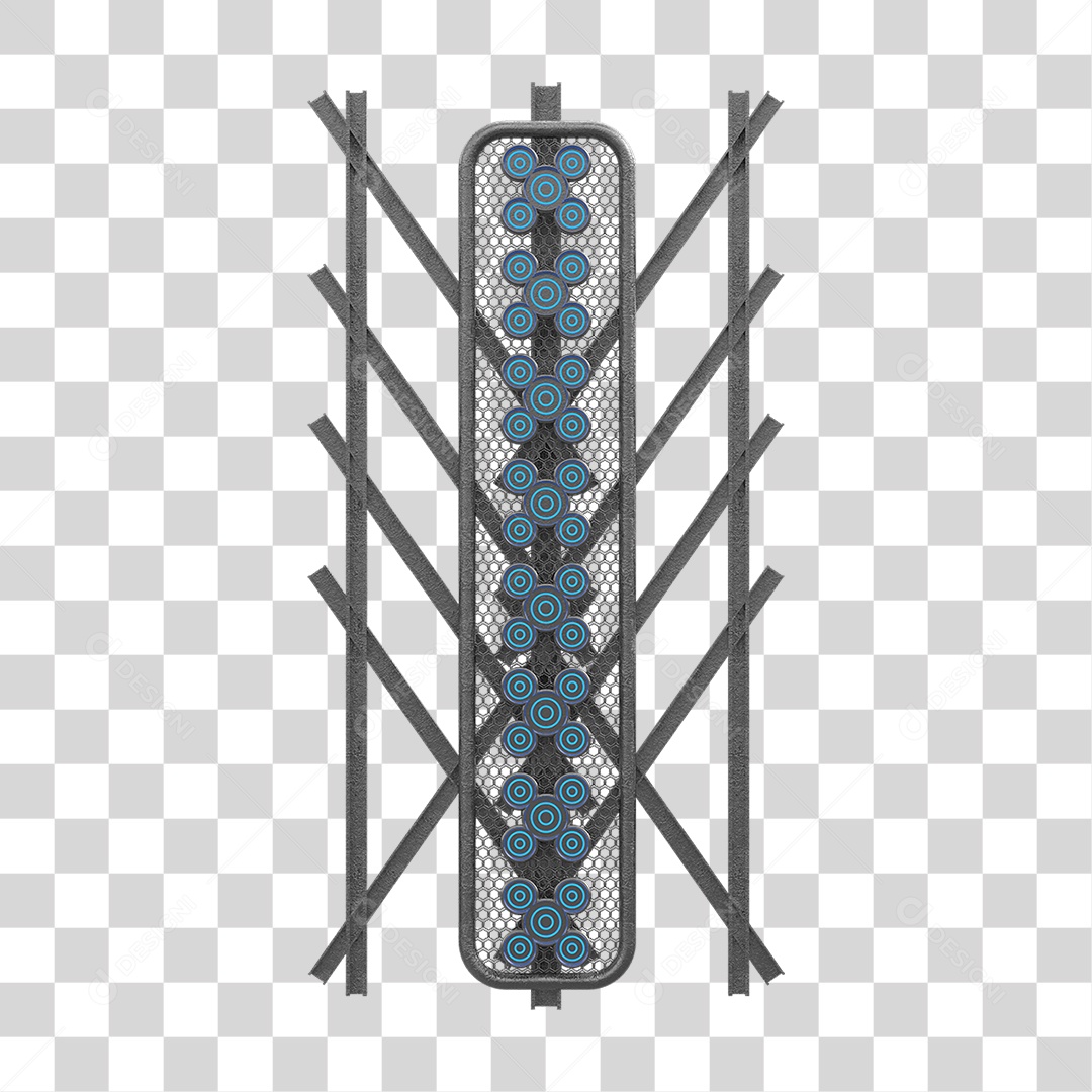 Kit Painel de Metal PNG Transparente