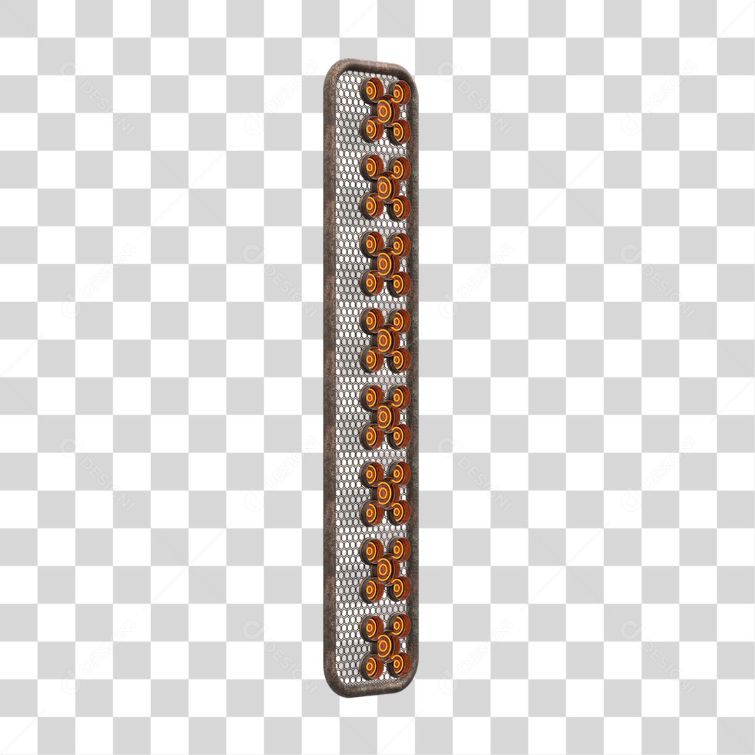 Kit Painel de Metal PNG Transparente