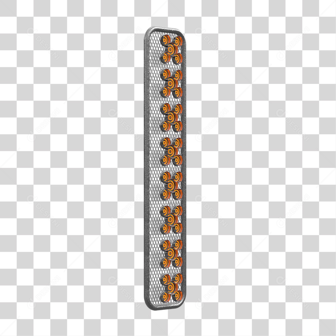 Kit Painel de Metal PNG Transparente