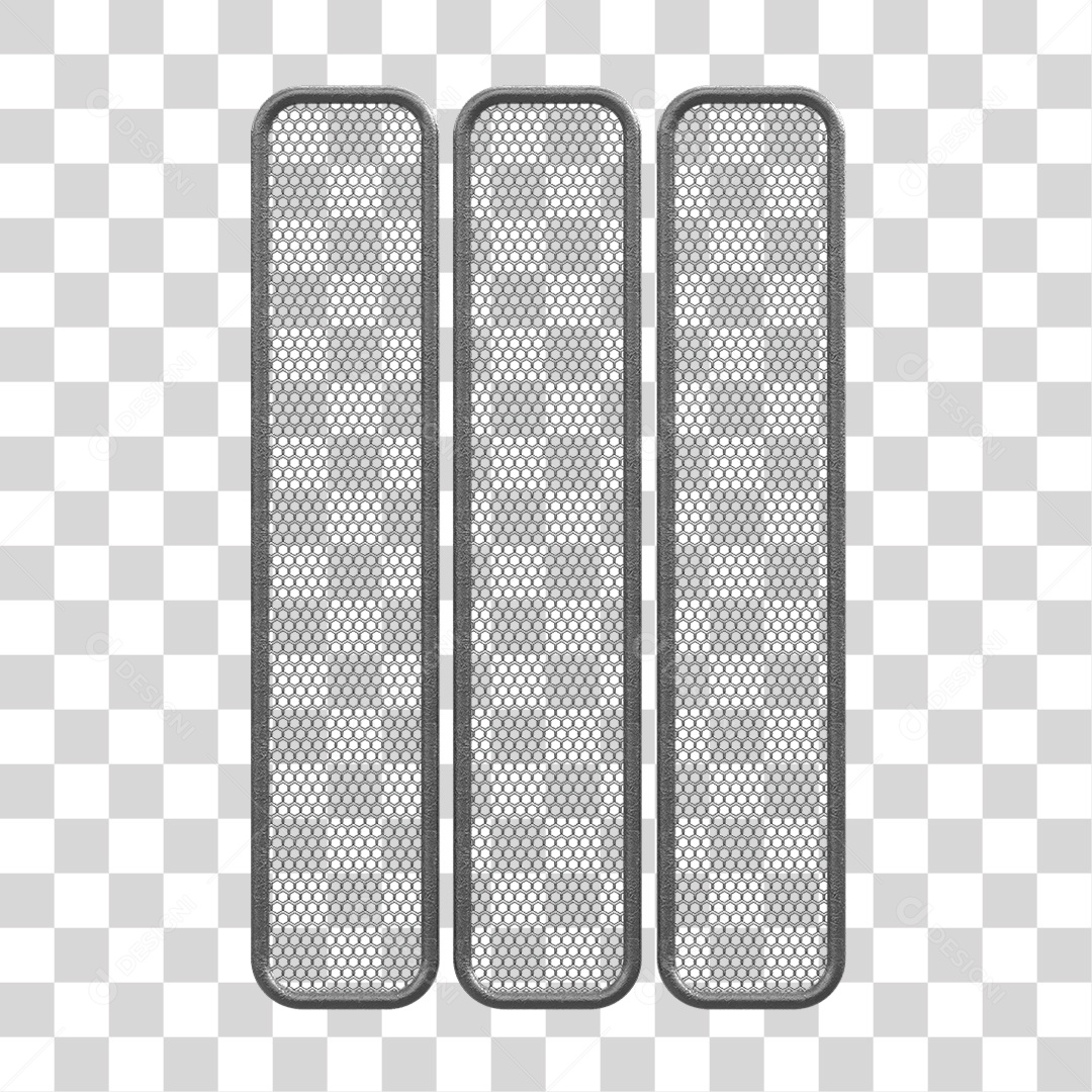 Kit Painel de Metal PNG Transparente