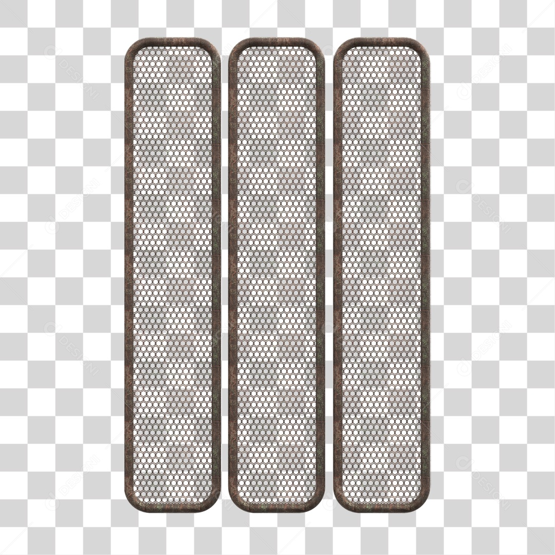 Kit Painel de Metal PNG Transparente