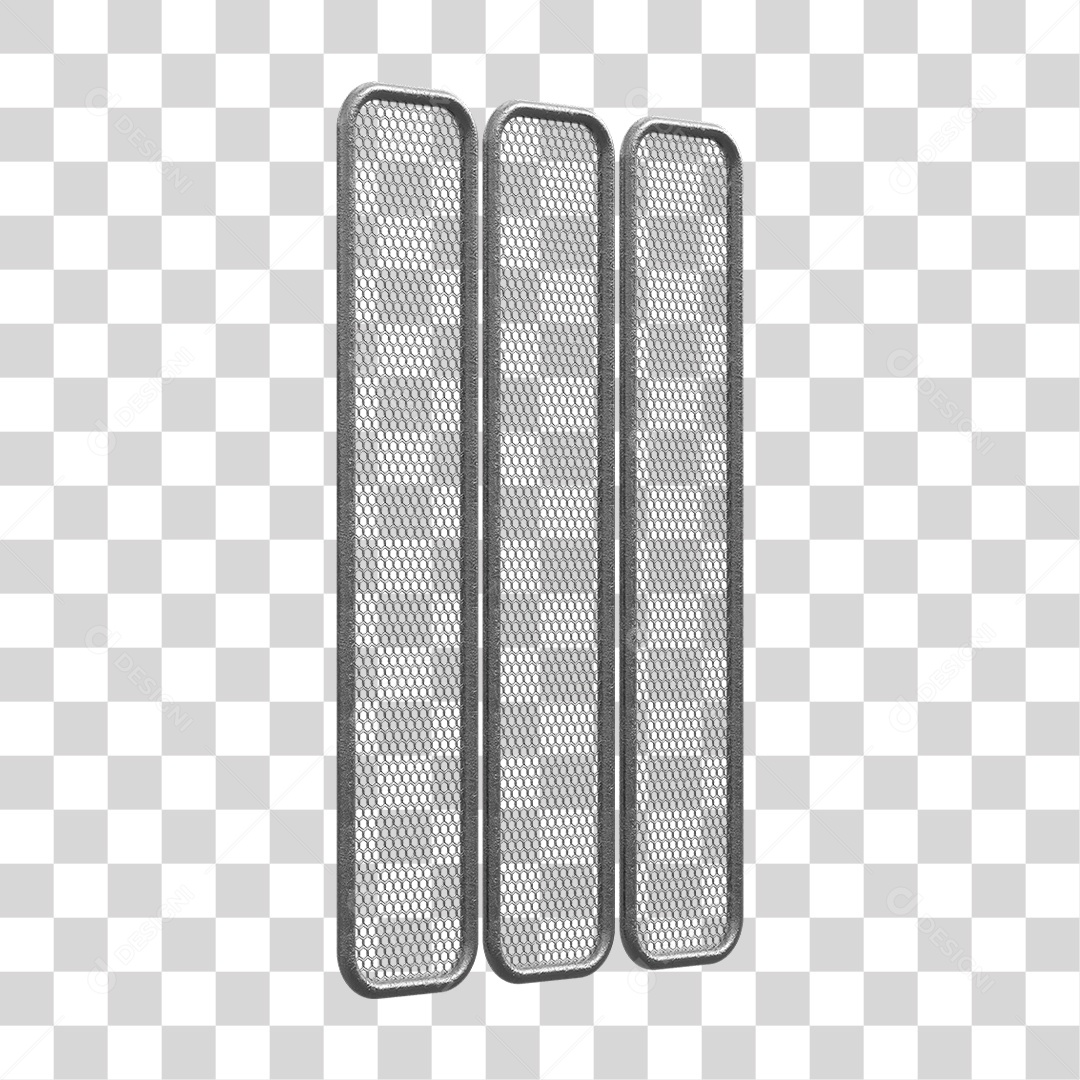 Kit Painel de Metal PNG Transparente