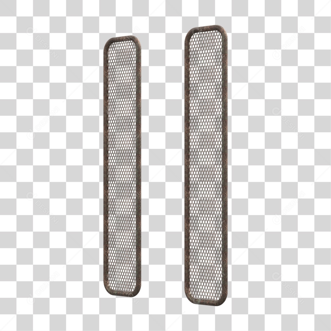 Kit Painel de Metal PNG Transparente