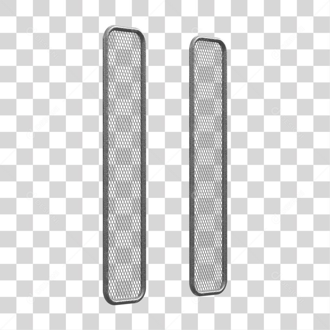 Kit Painel de Metal PNG Transparente