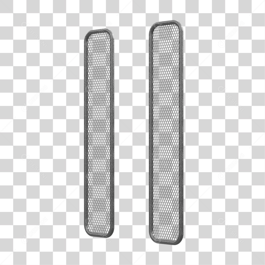 Kit Painel de Metal PNG Transparente