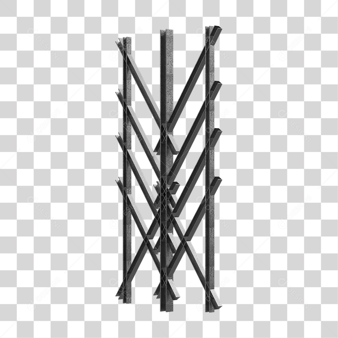 Kit Painel de Metal PNG Transparente